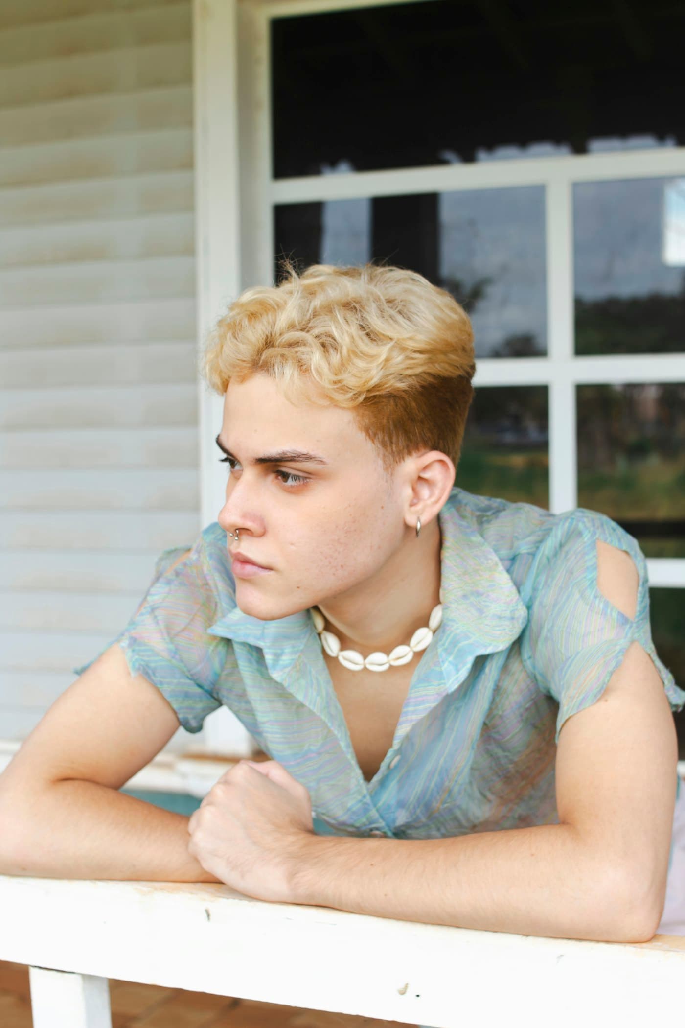 Portrait of a person in soft daylight
